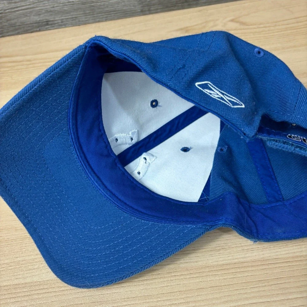 Indianapolis Colts Hat Cap Strap Back Blue Reebok NFL‎ Football On Field